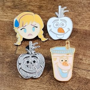 Frozen Disney Pin Set of 4